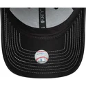 bone-curvo-preto-ajustavel-para-mulheres-9forty-topstitch-pu-da-new-york-yankees-mlb-da-new-era