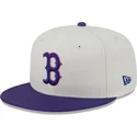 bone-plano-bege-e-violeta-justo-59fifty-clr-dvlp-da-boston-red-sox-mlb-da-new-era