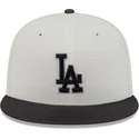 bone-plano-bege-e-preto-justo-59fifty-clr-dvlp-da-los-angeles-dodgers-mlb-da-new-era