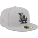 bone-plano-cinza-justo-59fifty-cracked-da-los-angeles-dodgers-mlb-da-new-era