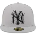 bone-plano-cinza-justo-59fifty-cracked-da-new-york-yankees-mlb-da-new-era