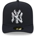 bone-curvo-azul-marinho-justo-59fifty-a-frame-wired-da-new-york-yankees-mlb-da-new-era