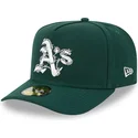 bone-curvo-verde-justo-59fifty-a-frame-wired-da-oakland-athletics-mlb-da-new-era