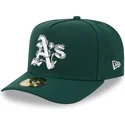 bone-curvo-verde-justo-59fifty-a-frame-wired-da-oakland-athletics-mlb-da-new-era