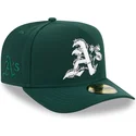 bone-curvo-verde-justo-59fifty-a-frame-wired-da-oakland-athletics-mlb-da-new-era
