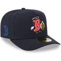 bone-curvo-azul-marinho-justo-59fifty-a-frame-cartoon-da-boston-red-sox-mlb-da-new-era