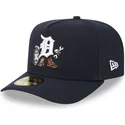 bone-curvo-azul-marinho-justo-59fifty-a-frame-cartoon-da-detroit-tigers-mlb-da-new-era