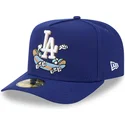 bone-curvo-azul-justo-59fifty-a-frame-cartoon-da-los-angeles-dodgers-mlb-da-new-era