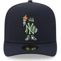 bone-curvo-azul-marinho-justo-59fifty-a-frame-cartoon-da-new-york-yankees-mlb-da-new-era