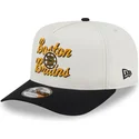 bone-curvo-bege-e-preto-snapback-9fifty-a-frame-chainstitch-da-boston-bruins-nhl-da-new-era