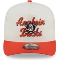 bone-curvo-bege-e-laranja-snapback-9fifty-a-frame-chainstitch-da-anaheim-ducks-nhl-da-new-era