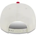 bone-curvo-bege-e-vermelho-snapback-9fifty-a-frame-chainstitch-da-detroit-red-wings-nhl-da-new-era