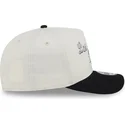 bone-curvo-bege-e-preto-snapback-9fifty-a-frame-chainstitch-da-los-angeles-kings-nhl-da-new-era