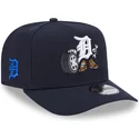 bone-curvo-azul-marinho-snapback-9fifty-a-frame-cartoon-da-detroit-tigers-mlb-da-new-era
