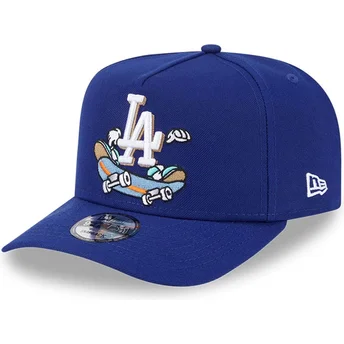 Boné curvo azul snapback 9FIFTY A Frame Cartoon da Los Angeles Dodgers MLB da New Era