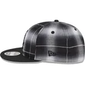 bone-plano-preto-snapback-9fifty-retro-crown-plaid-da-chicago-white-sox-mlb-da-new-era