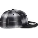bone-plano-preto-snapback-9fifty-retro-crown-plaid-da-chicago-white-sox-mlb-da-new-era