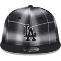 bone-plano-preto-snapback-9fifty-retro-crown-plaid-da-los-angeles-dodgers-mlb-da-new-era