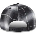 bone-plano-preto-snapback-9fifty-retro-crown-plaid-da-oakland-athletics-mlb-da-new-era