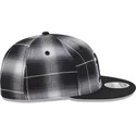 bone-plano-preto-snapback-9fifty-retro-crown-plaid-da-oakland-athletics-mlb-da-new-era