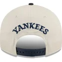 bone-curvo-bege-e-azul-marinho-snapback-9fifty-retro-crown-scatter-da-new-york-yankees-mlb-da-new-era