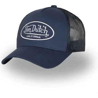 Boné trucker azul marinho ajustável LOF B37 da Von Dutch