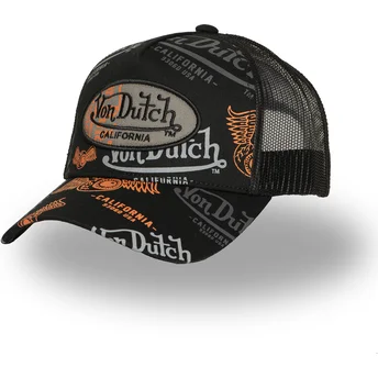 Boné trucker preto CAFE03 da Von Dutch