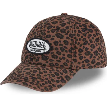 Boné curvo leopardo ajustável LEO BR da Von Dutch