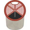 bone-trucker-cinza-e-vermelho-pea5-pea-peanuts-da-capslab