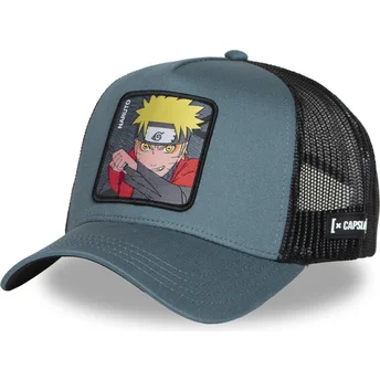 Boné trucker azul Naruto Uzumaki NS5 SEN da Capslab