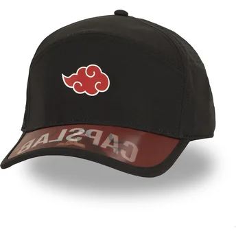 Boné curvo preto ajustável Akatsuki NS5 AKA Naruto da Capslab
