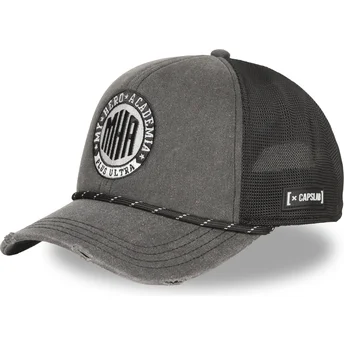 Boné trucker cinza Plus Ultra MHA2 LMH My Hero Academia da Capslab
