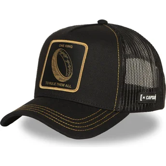 Boné trucker preto O Anel do Poder LOTR RIN O Senhor dos Anéis da Capslab