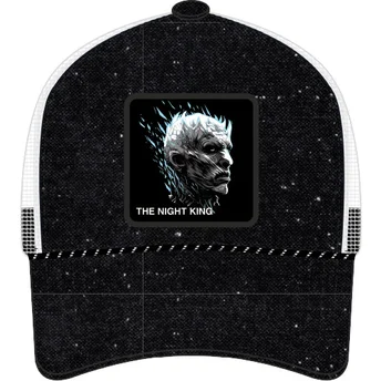 Boné trucker preto e branco Rei da Noite GOT NIG A Guerra dos Tronos da Capslab