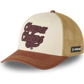 Boné trucker castanho CC3 CHU Chupa Chups da Capslab