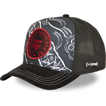 Boné trucker preto CC3 NIG Chupa Chups da Capslab
