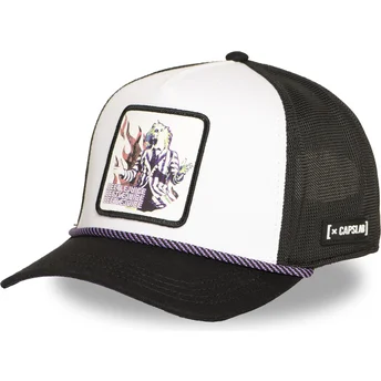 Boné trucker preto e branco Beetlejuice BTJ BEE Beetlejuice da Capslab