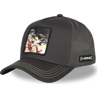 Boné trucker cinza Titã da Ataque Eren Jaeger AOT2 ATT Attack On Titan da Capslab