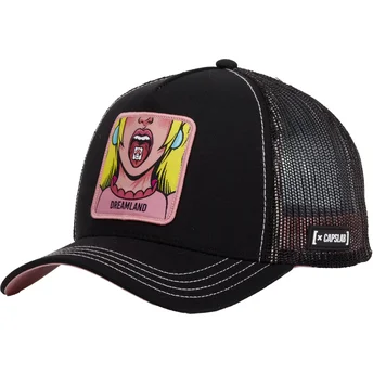 Boné trucker preto Dreamland CAS2 DRE1 da Capslab