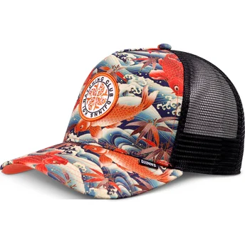 Boné trucker multicolor Koi Watching Club HFT da Djinns