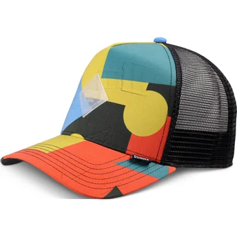 Boné trucker multicolor Geometric Dark HFT da Djinns