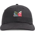 bone-curvo-preto-ajustavel-m-flowers-da-djinns
