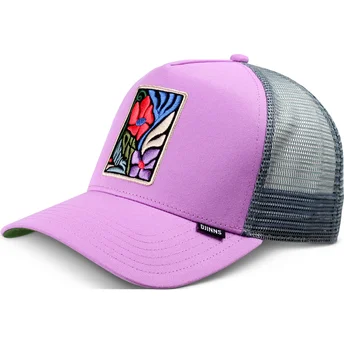 Boné trucker violeta M-Flowers HFT da Djinns