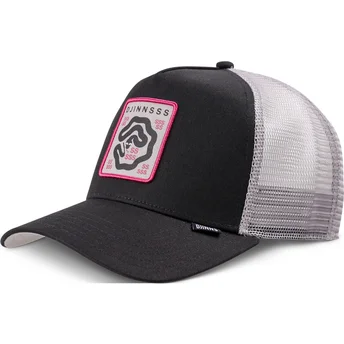 Boné trucker preto e cinza DJINNSSS HFT da Djinns