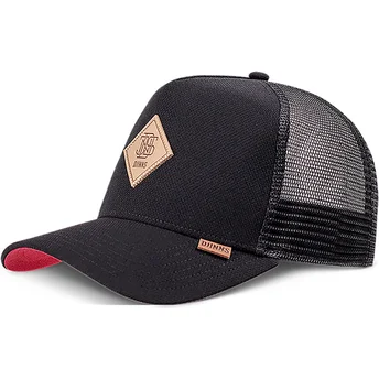 Boné trucker preto Plainlace HFT da Djinns