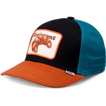 Boné curvo multicolor snapback para criança Food Croissant Basic da Djinns
