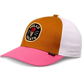 Boné curvo multicolor snapback para criança Food Gelato Basic da Djinns