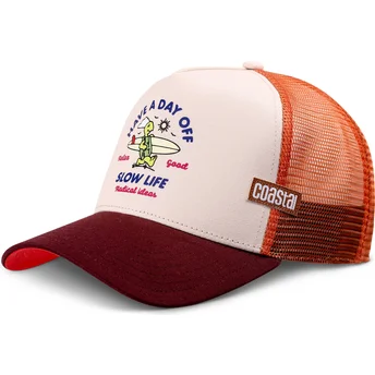 Boné trucker castanho Day Off HFT da Coastal