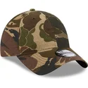 bone-curvo-camuflagem-ajustavel-9twenty-brushed-cotton-three-looms-woodland-da-new-era