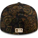 bone-curvo-preto-justo-59fifty-low-profile-floral-cord-three-looms-printed-corduroy-da-detroit-tigers-mlb-da-new-era